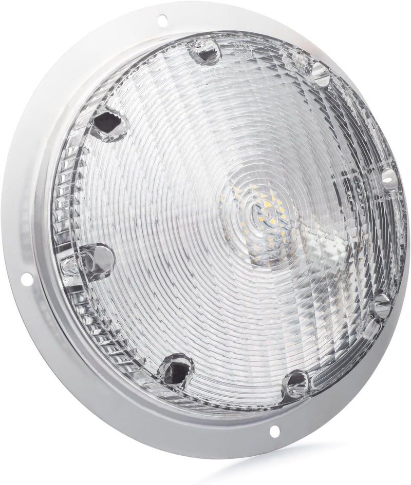 Lumitronics RV Trailer Camper 5th Wheel LED Round Surface Mount Scare Light, Mounting Gasket Included - Image 2